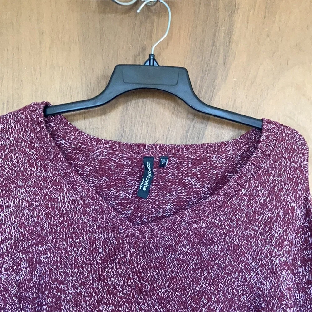 Zoe +  Phoebe sweater tawny port heathered pullover casual winter fall office 3X - Picture 12 of 17